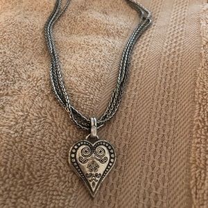 Brighton heart necklace.  Needs some cleaning